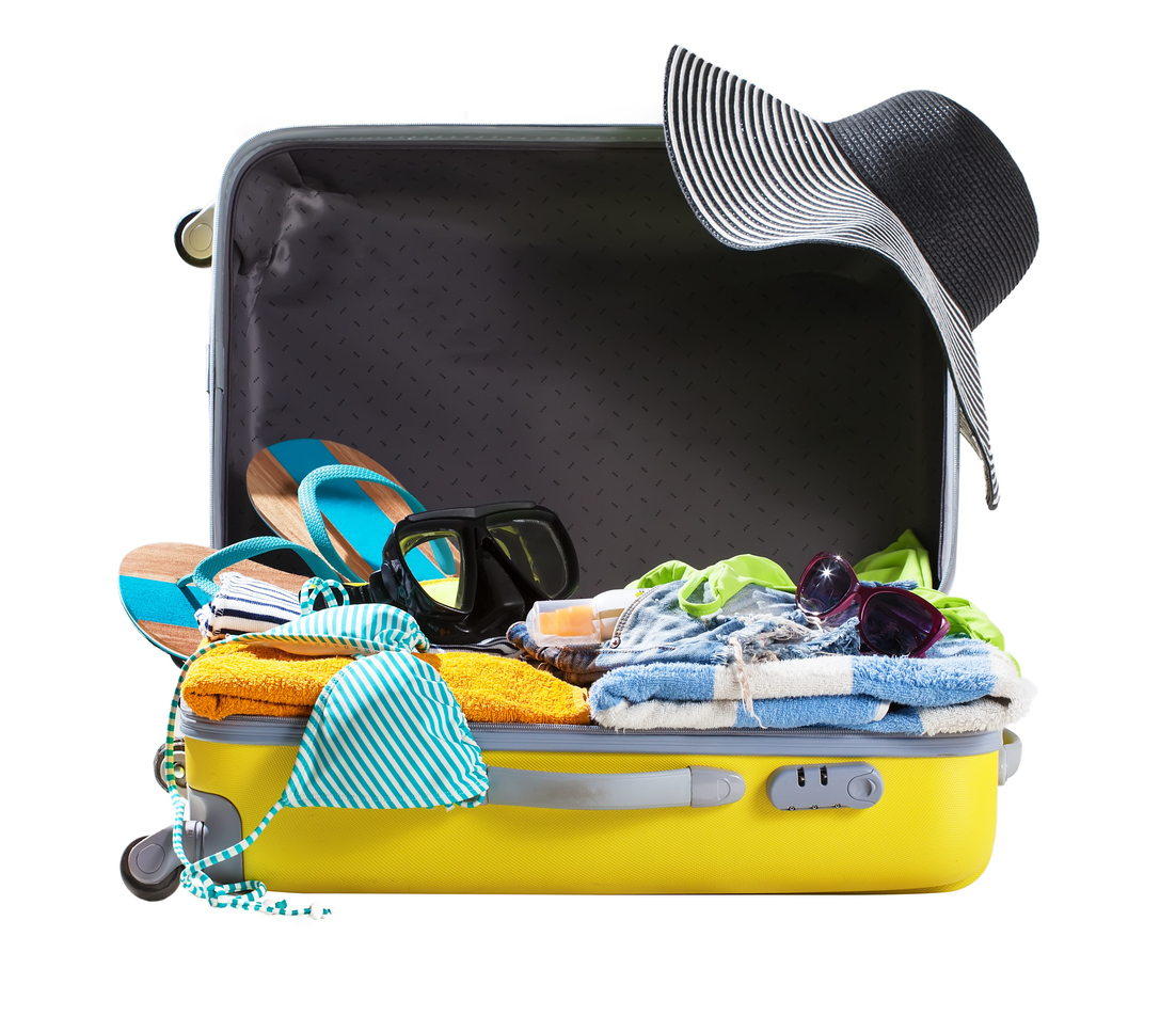 packing suitcase for vacations